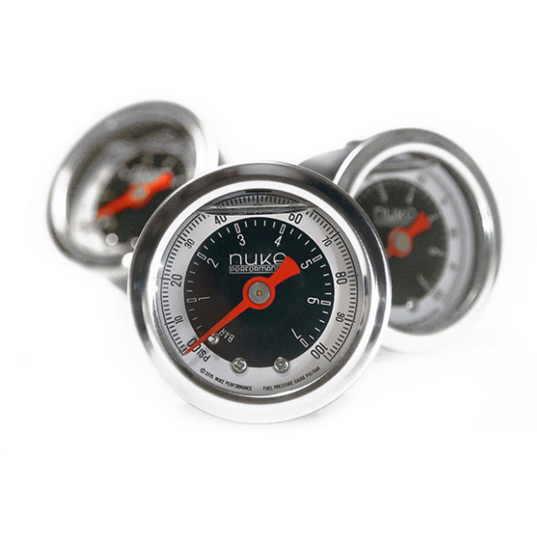Nuke Performance - Fuel Pressure Gauge 7 BAR / 100 PSI