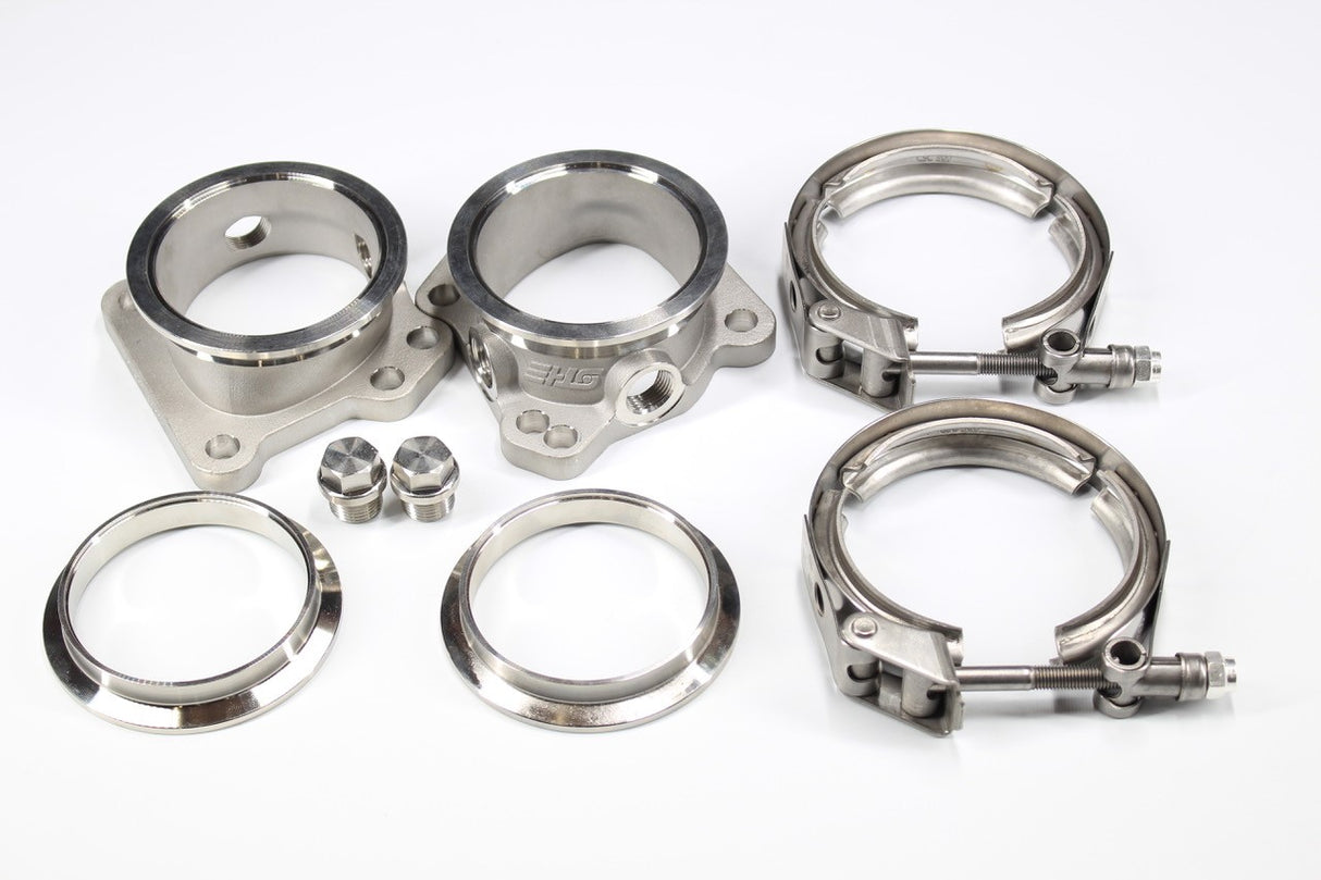 THE Tuner - Zestaw kołnierzy V-Band do downpipe - K04 - RS4 - S4 - B5