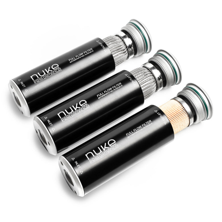 Nuke Performance - Fuel Filter Slim 10 / 100 micron AN-10