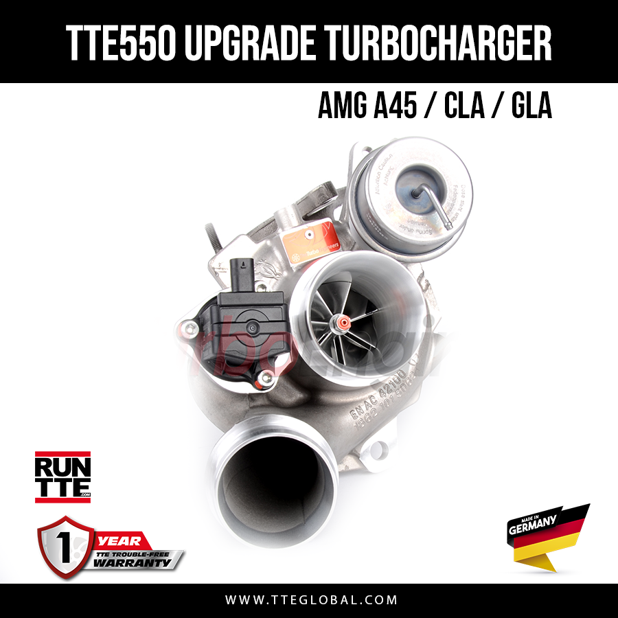 TTE GLOBAL - TURBOSPRĘŻARKA - TTE550 5654 AMG M133 A45 / CLA / GLA UPGRADE TURBOCHARGER