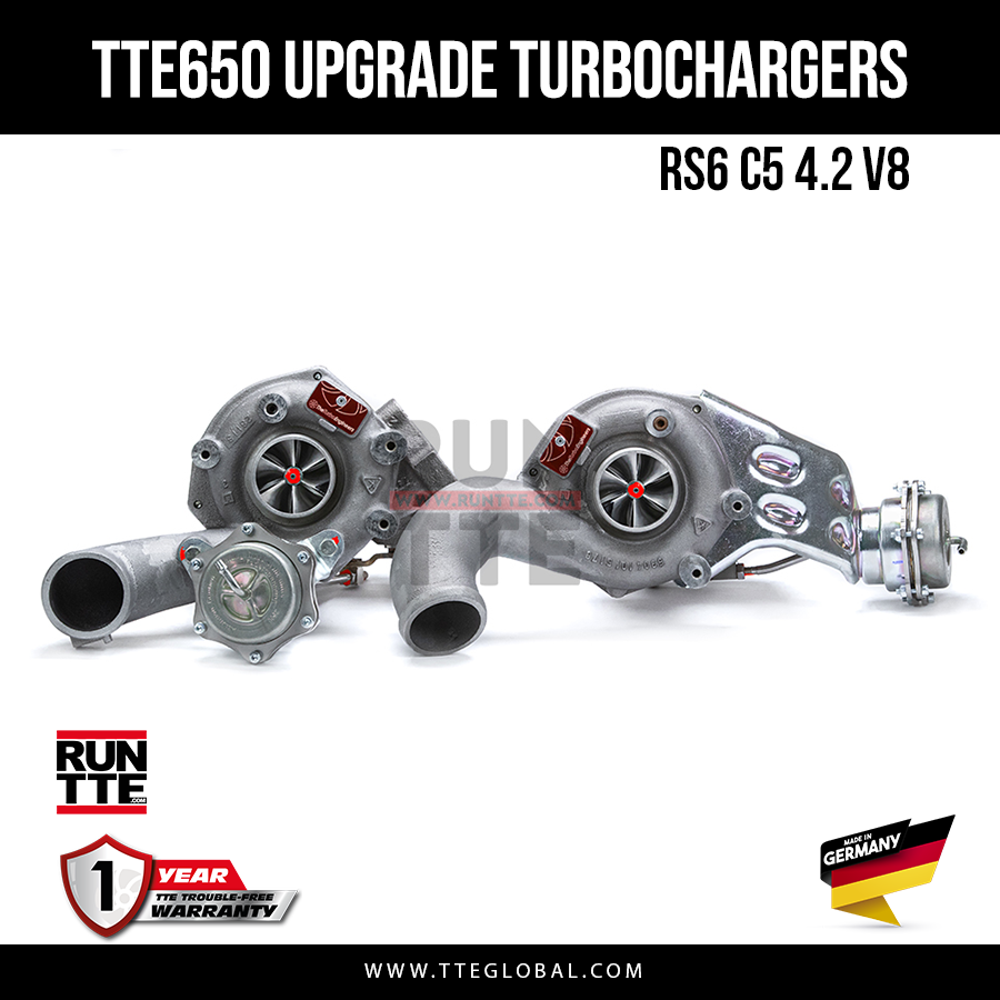 TTE GLOBAL - TURBOSPRĘŻARKA - TTE650 4646 AUDI RS6 C5 UPGRADE TURBOCHARGERS