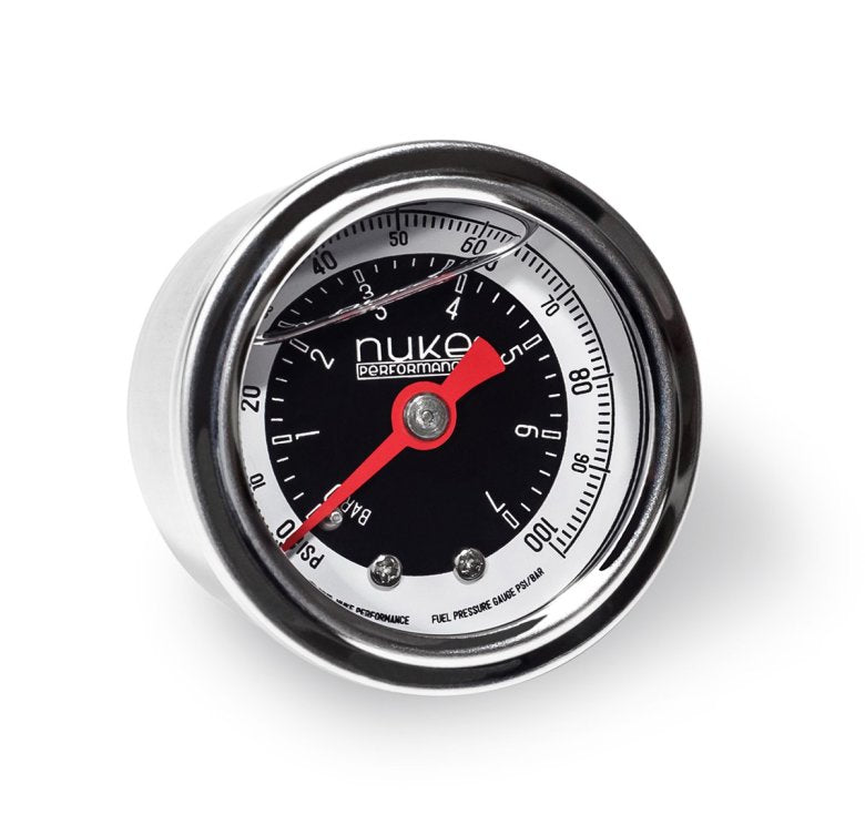 Nuke Performance - Fuel Pressure Gauge 7 BAR / 100 PSI