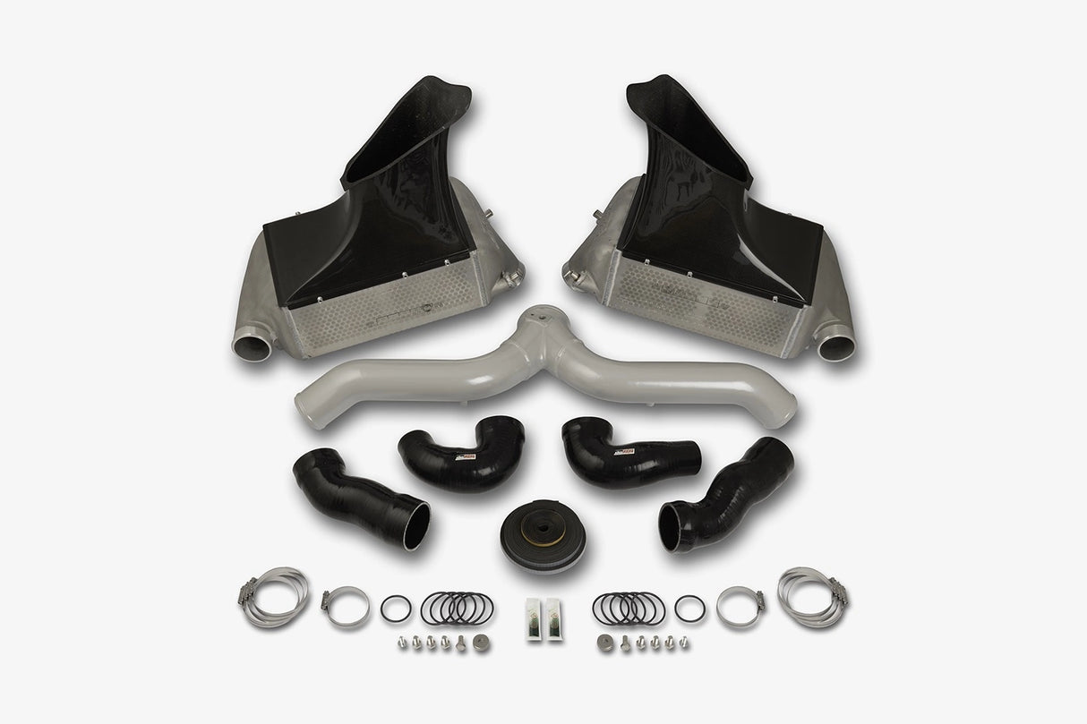 do88 - INTERCOOLER - BIGPACK - PORSCHE 911 Turbo (997.1) Silver Pipe