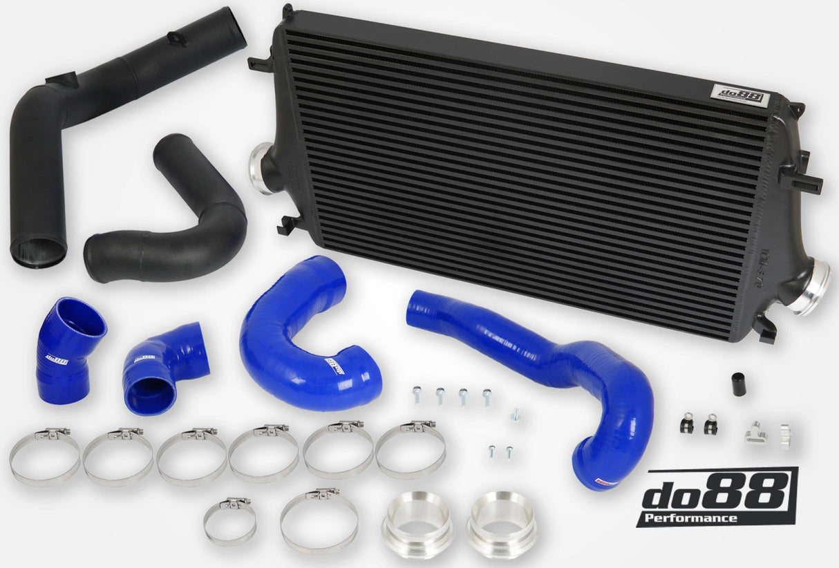 do88 - INTERCOOLER - BIGPACK - SAAB 9-5 2.8t V6 2010-2011, Blue hoses
