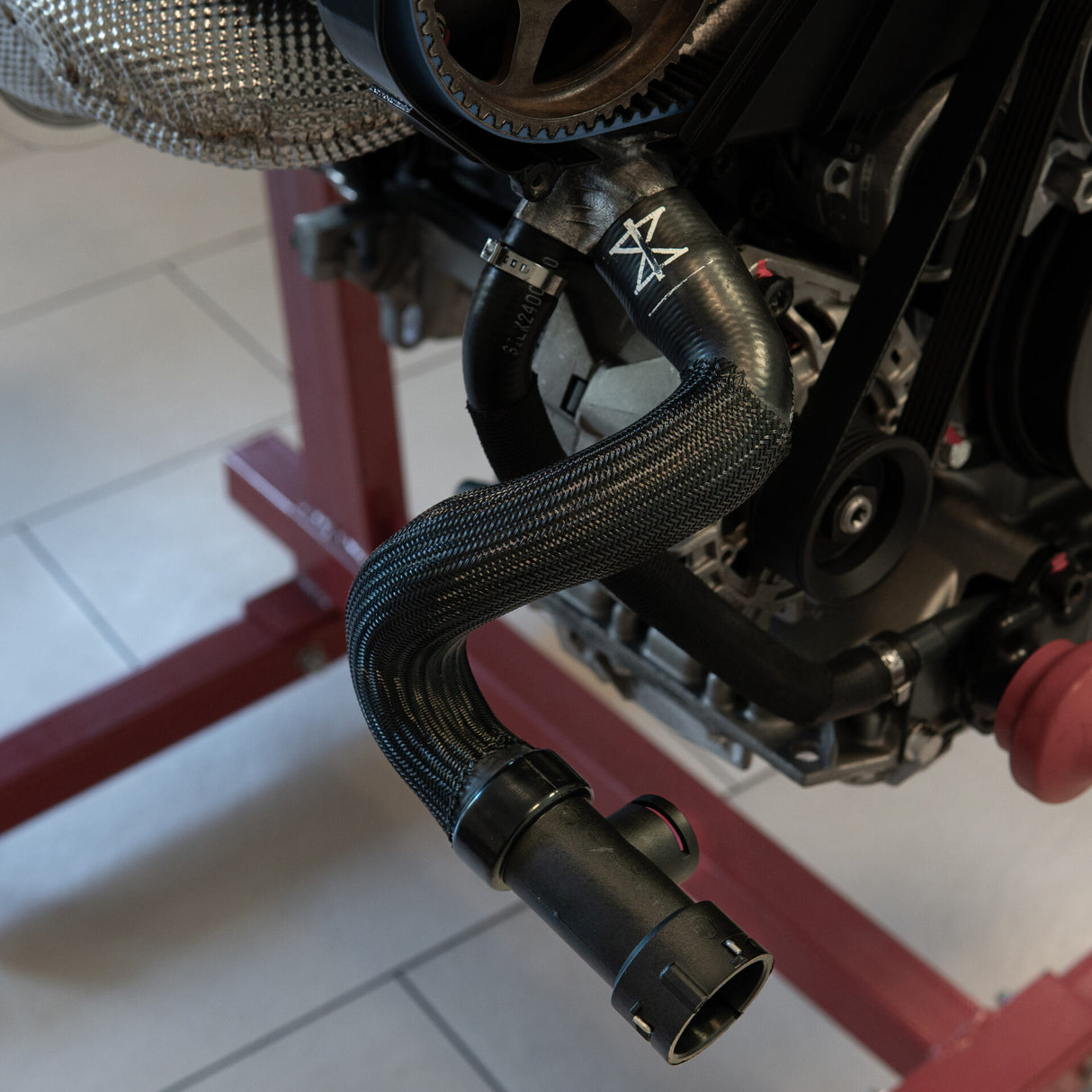 THE Tuner – Prawy przewód chłodzenia do chłodnicy wody - RS4 - S4 - B5