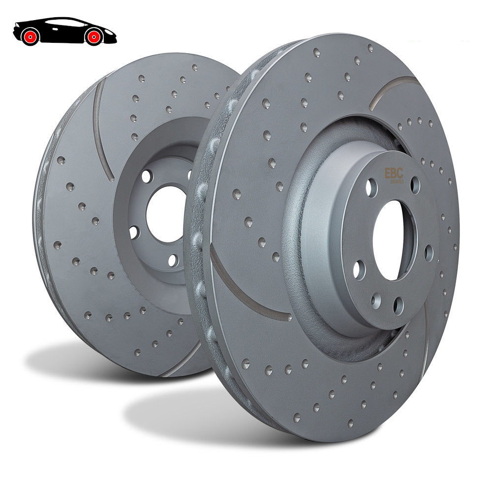 EBC Brakes - GD890 - Tarcze hamulcowe sportowe nacinane i nawiercane seria GD (Para) - Przód