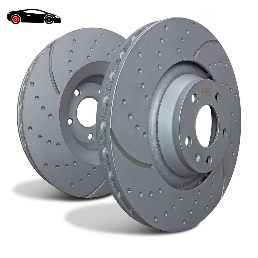 EBC Brakes - 200SX - S14 - GD1025 - Tarcze hamulcowe sportowe nacinane i nawiercane seria GD (Para) - Tył
