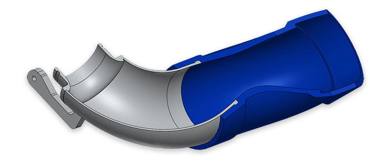 do88 - Układ dolotowy - VAG 1.8/2.0 TSI (MQB) Turbo inletpipe, Blue hose, OEM Turbo, OEM Airbox