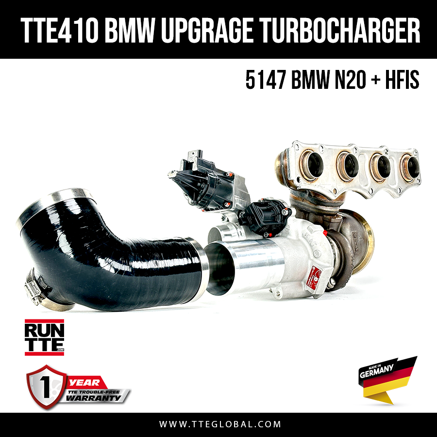 TTE GLOBAL - TURBOSPRĘŻARKA - TTE410 5147 BMW N20 UPGRADE TURBOCHARGER + HFIS