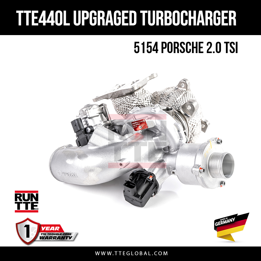 TTE GLOBAL - TURBOSPRĘŻARKA - TTE440L 5154 PORSCHE 2.0 TSI UPGRADE TURBOCHARGER