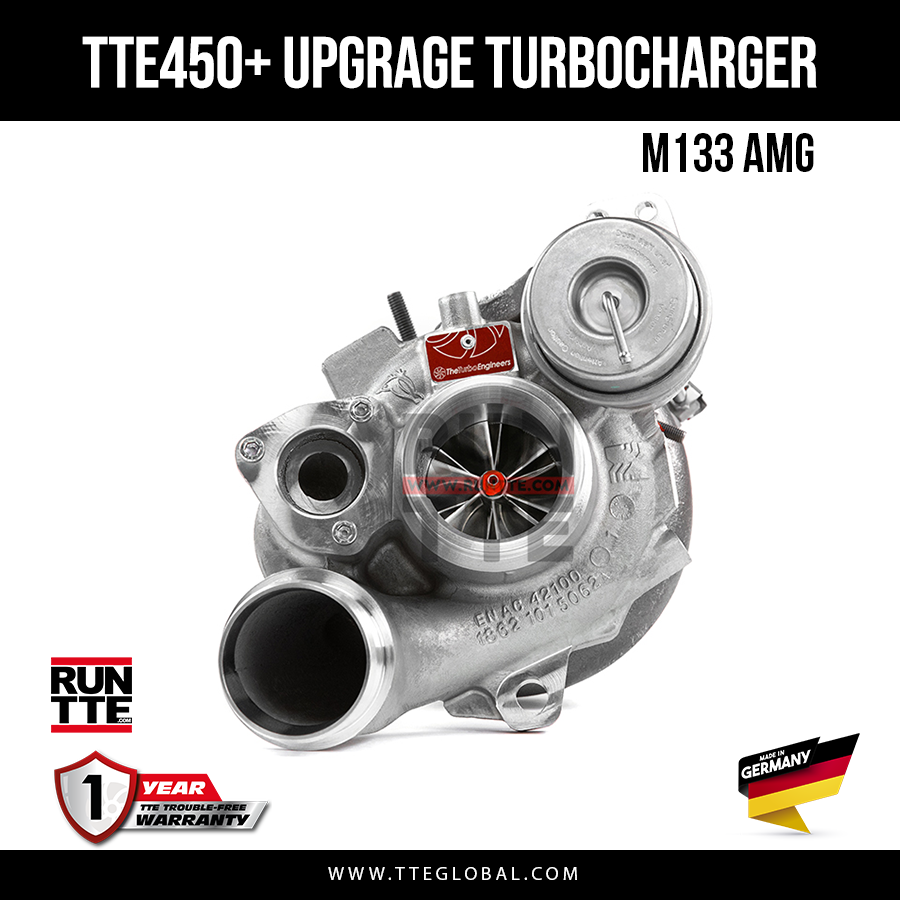 TTE GLOBAL - TURBOSPRĘŻARKA - TTE450+ 5050 AMG M133 A45 / CLA / GLA UPGRADE TURBOCHARGER