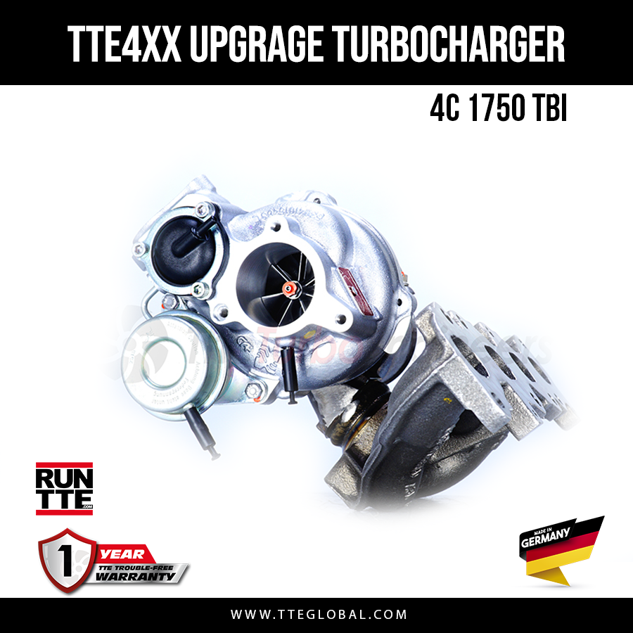 TTE GLOBAL - TURBOSPRĘŻARKA - TTE4XX 5154 ALFA ROMEO 4C 1750 TBi UPGRADE TURBOCHARGER