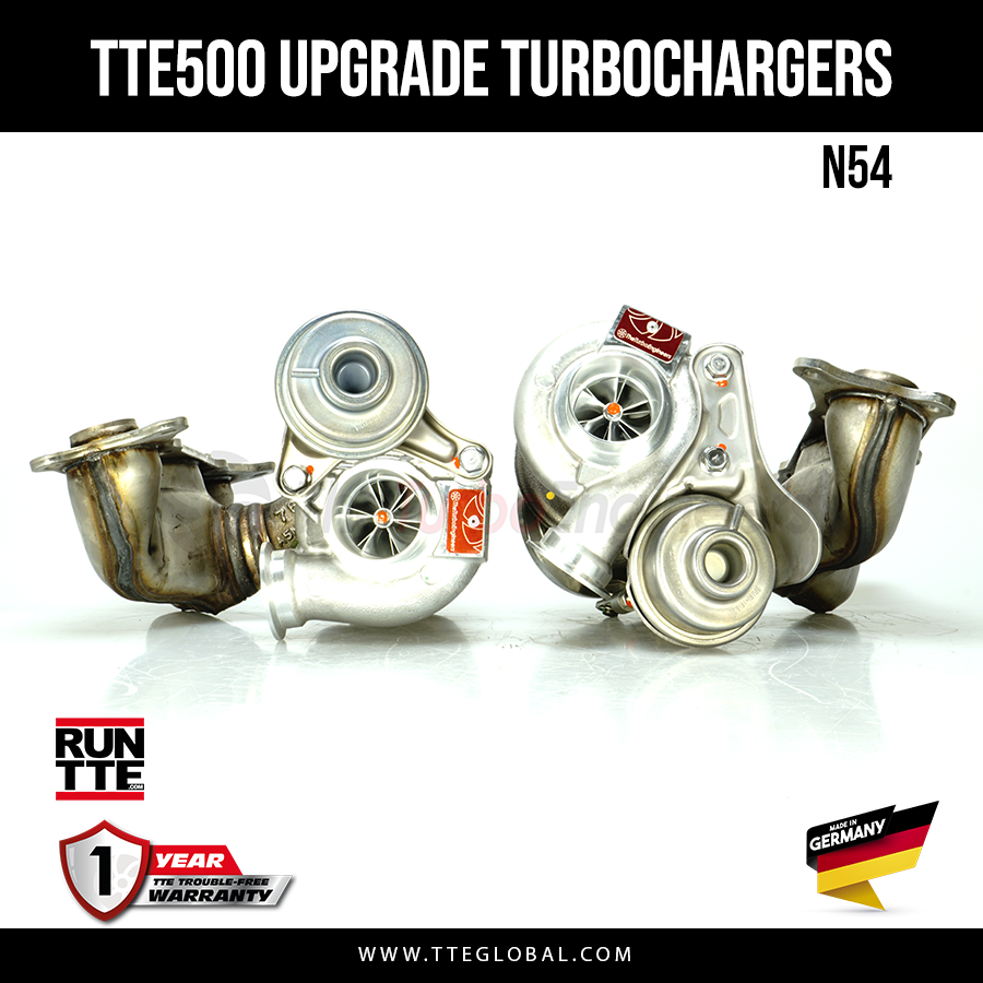 TTE GLOBAL - TURBOSPRĘŻARKA - TTE500 4236 BMW N54 UPGRADE TURBOCHARGERS