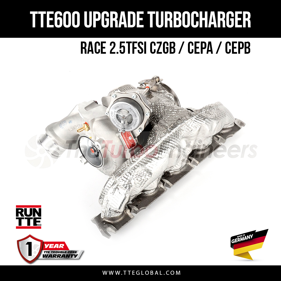 TTE GLOBAL - TURBOSPRĘŻARKA - TTE600 5654 RACE 2.5TFSI CZGB / CEPA / CEPB UPGRADE TURBOCHARGER