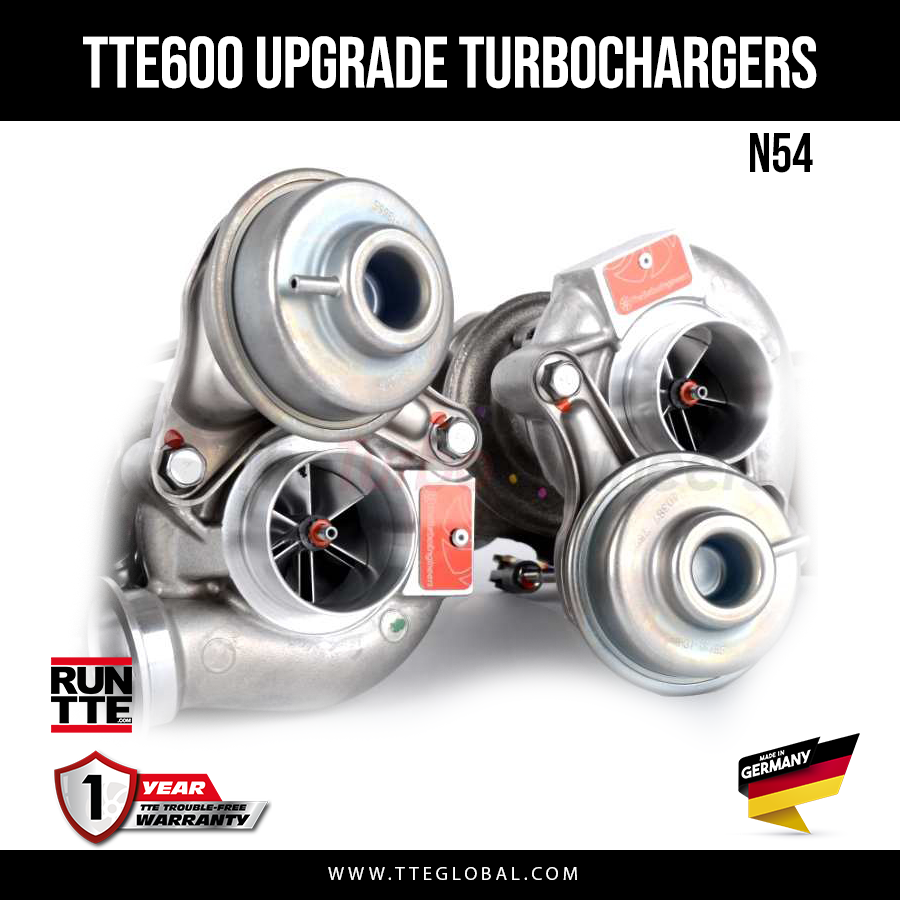 TTE GLOBAL - TURBOSPRĘŻARKA - TTE600 4445 BMW N54 UPGRADE TURBOCHARGERS