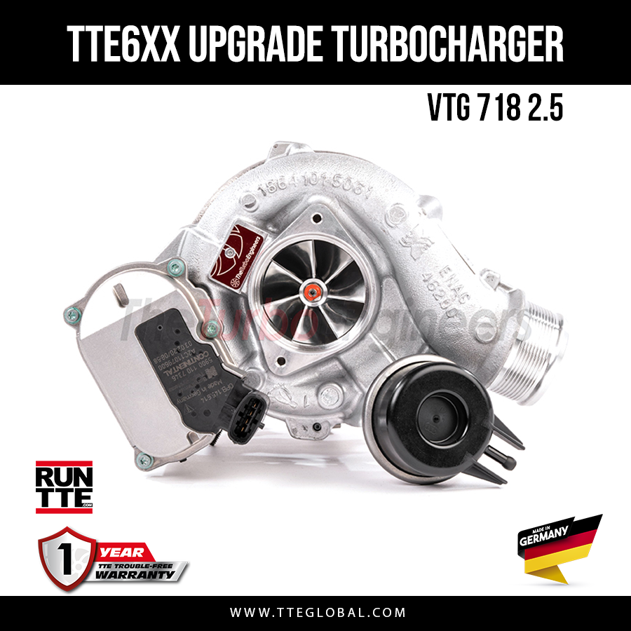TTE GLOBAL - TURBOSPRĘŻARKA - TTE6XX 6054 VTG PORSCHE 718 2.5 UPGRADE TURBOCHARGER