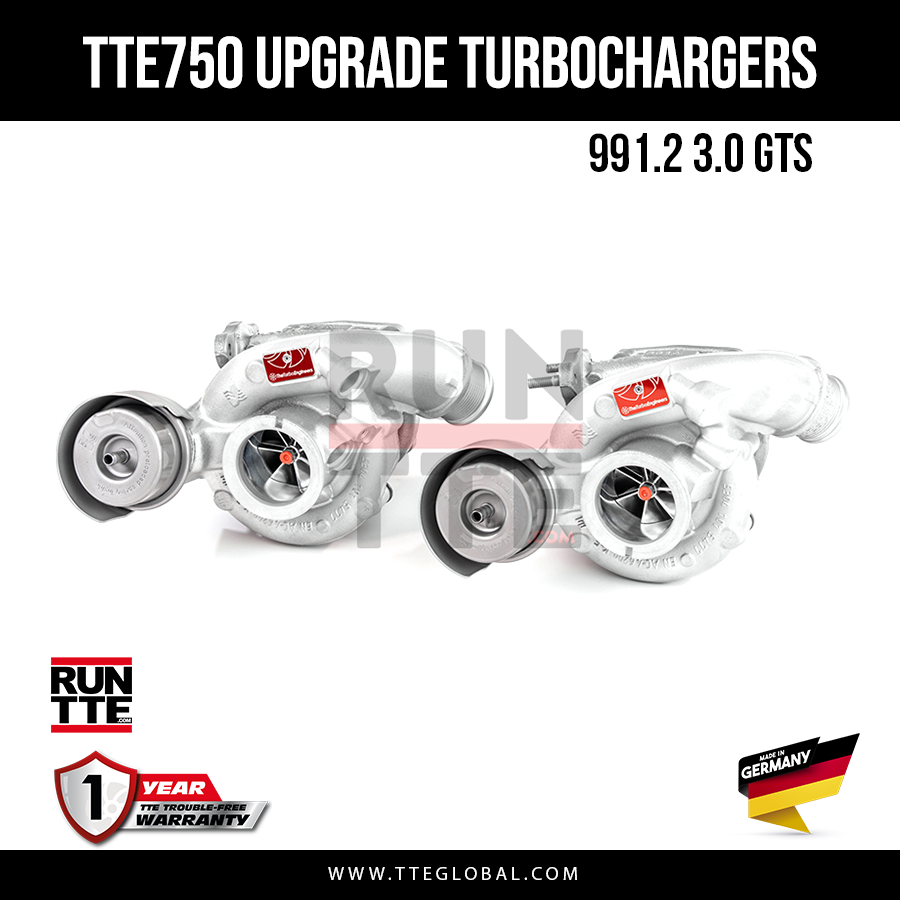 TTE GLOBAL - TURBOSPRĘŻARKA - TTE750 5141 PORSCHE 991.2 3.0 GTS UPGRADE TURBOCHARGERS