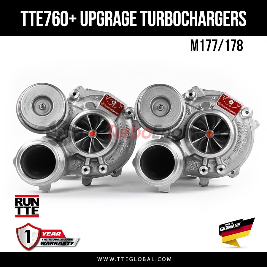 TTE GLOBAL - TURBOSPRĘŻARKA - TTE760+ 5154 AMG UPGRADE TURBOCHARGERS