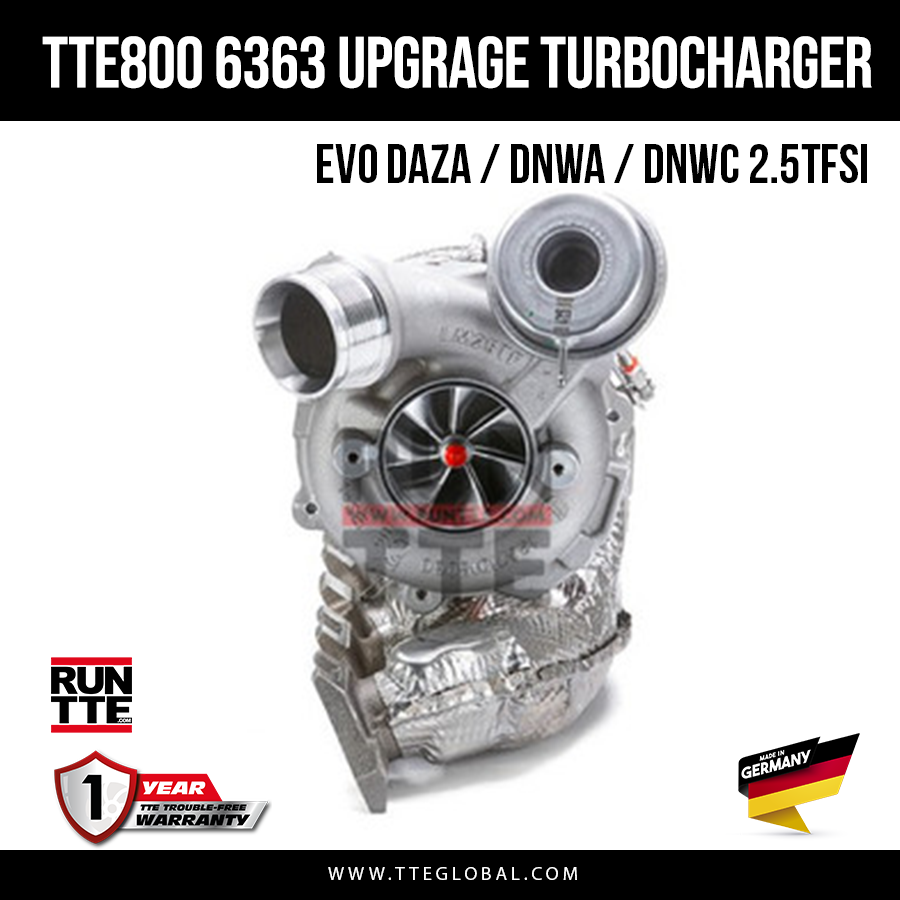 TTE GLOBAL - TURBOSPRĘŻARKA - TTE800 6363 EVO DAZA / DNWA / DNWC 2.5 TFSI - AUDI RS3 8V GEN 2 - 8Y - TTRS