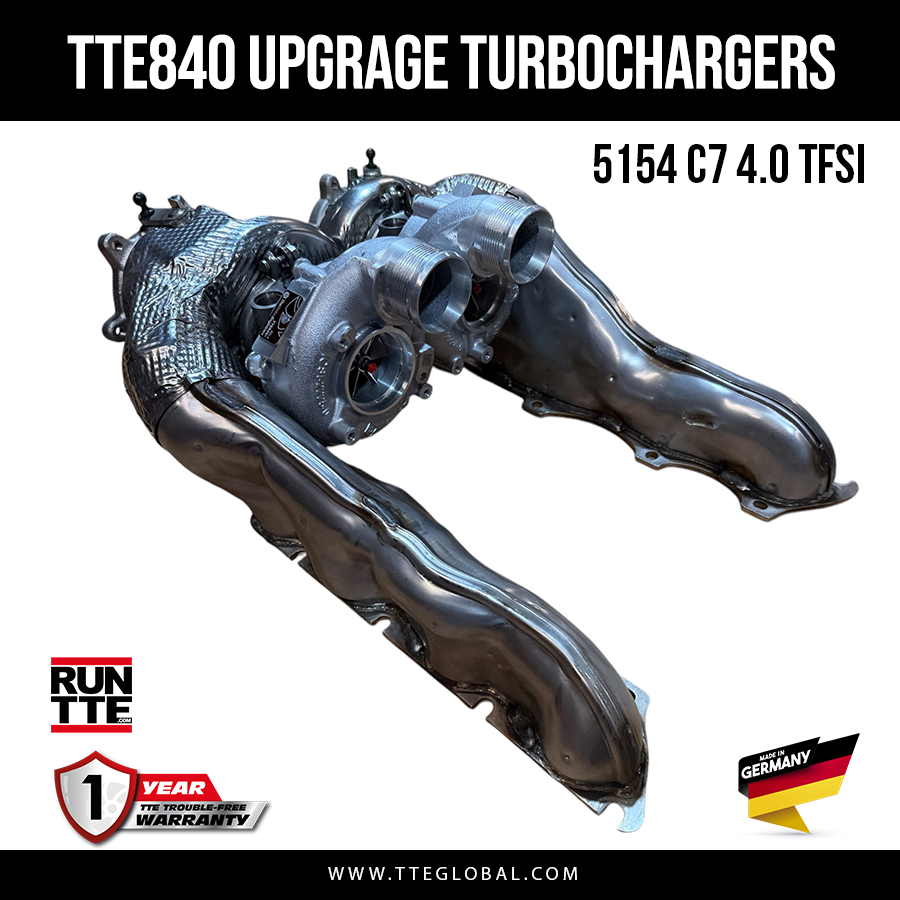 TTE GLOBAL - TURBOSPRĘŻARKA - TTE840 5154 C7 4.0TFSI UPGRADE TURBOCHARGERS