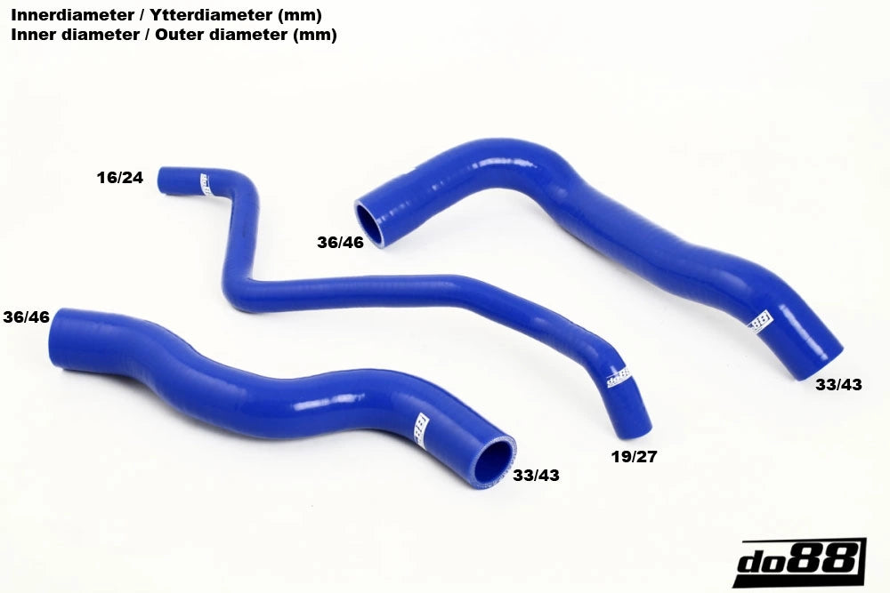 do88 - Układ chłodzenia - Volvo 740 940 Coolant hoses
