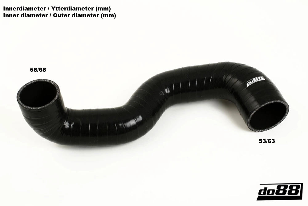 do88 - Przewód intercoolera do przewodu kolektora dolotowego - SAAB 9-3 1.9 TiD 2008-2011 Intercooler pipe to intake manifold hose