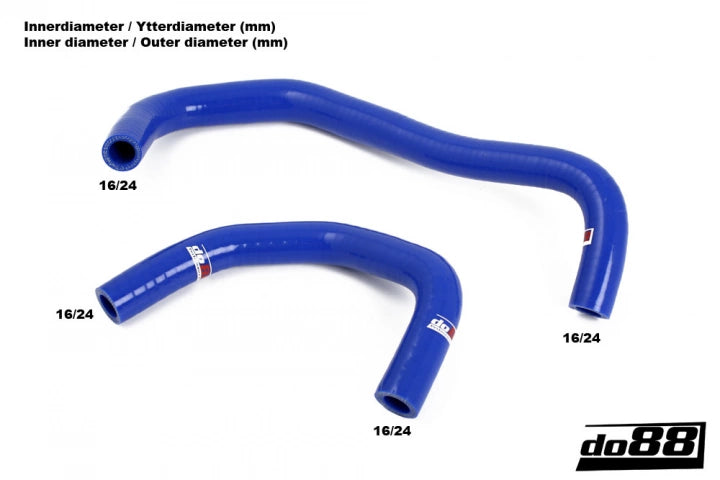 do88 - Przewody nagrzewnicy - VOLVO 850 S70 V70 C70 94-99 Heater hoses Blue