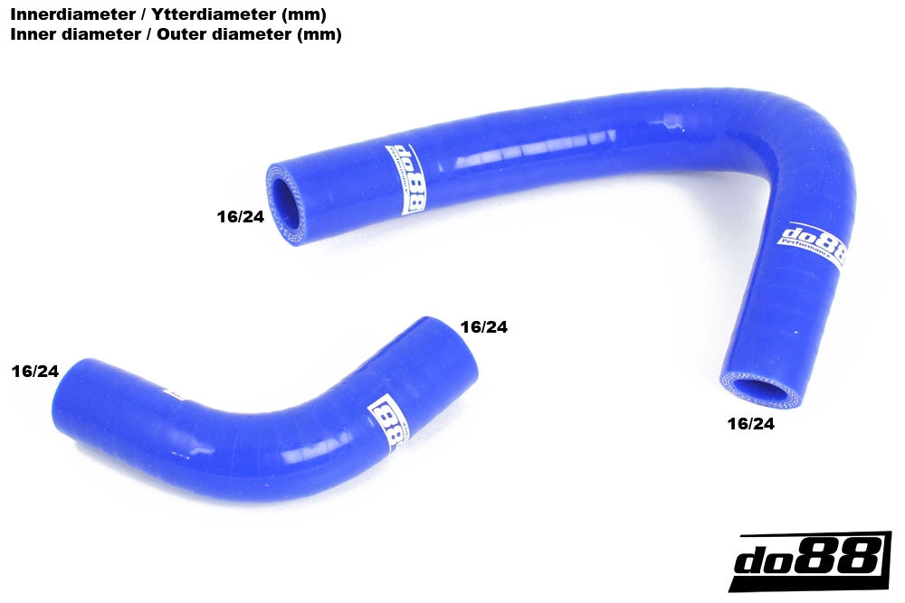 do88 - Układ chłodzenia - VOLVO 740 940 Turbo 92-98 Coolant hoses oil cooler