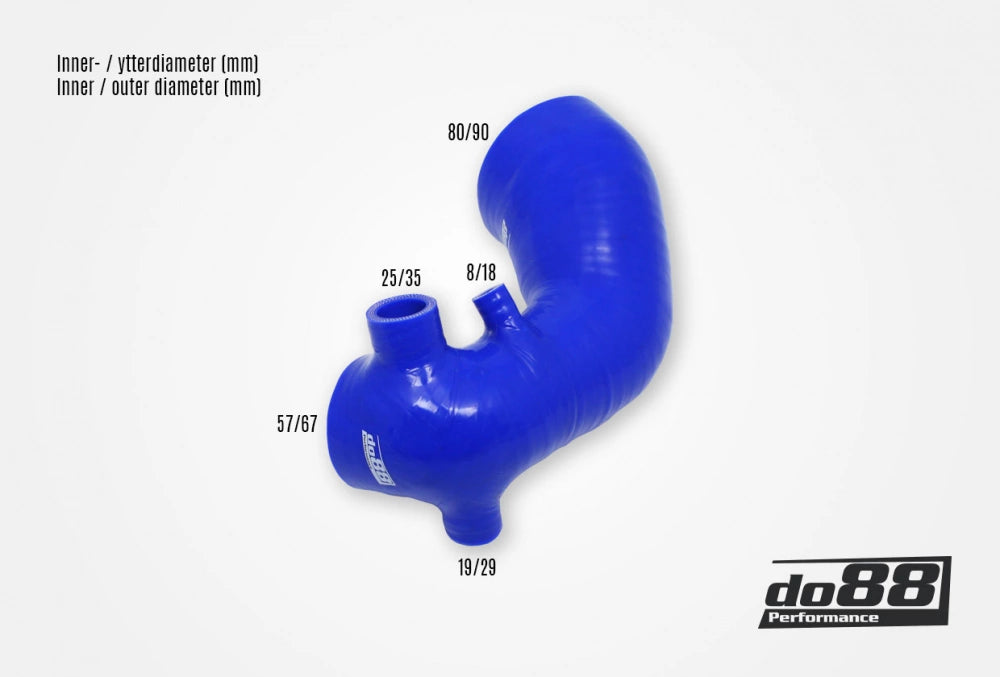 do88 - Układ dolotowy - AUDI MK1 RS2 1994-1996 Turbo Inlet hose Blue