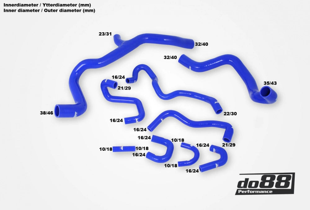 do88 - Przewody układu chłodzenia - VOLVO V70/S80 2.5T 2.5FT AFV 2008-15 Coolant hoses