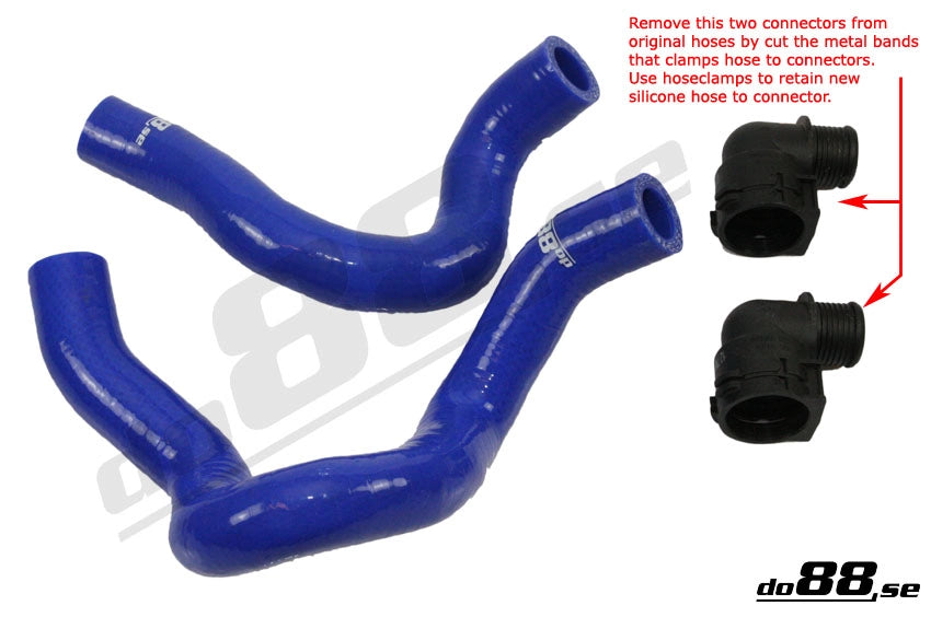 do88 - Przewody układu chłodzenia - SAAB 9-3 2.0T 2003- Coolant hoses Blue