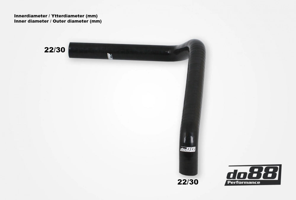 do88 - Przewód odpowietrzający skrzynię korbową - VOLVO 740 760 780 940 960 D24T D24TIC Crankcase vent hose Black