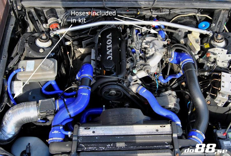 do88 - Układ chłodzenia - VOLVO 940 92-98 Coolant hoses complement