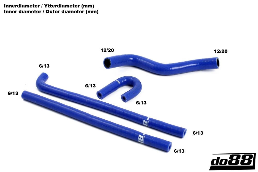 do88 - Przewody odpowietrzające - SAAB 9-3 2.0T 2003- Solenoid valve & crankvent hoses
