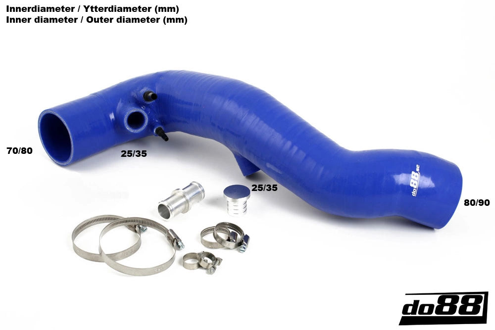 do88 - Układ dolotowy - VOLVO S60/V70/XC70/S80/XC90 Turbo 3" Inlet hose