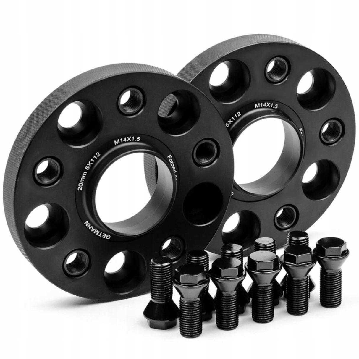 GETMANN - Dystanse przykręcane - 25MM 5x112 66.6 M14x1.5 - AUDI MERCEDES