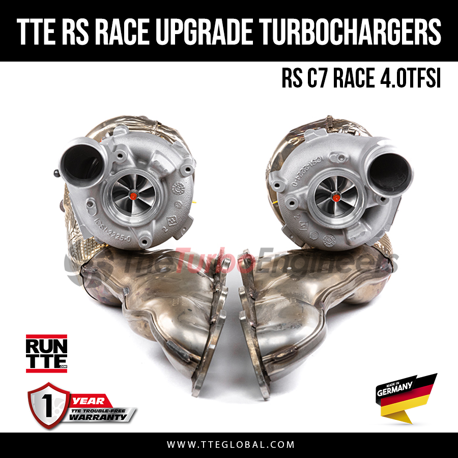 TTE GLOBAL - TURBOSPRĘŻARKA - TTE RS C7 RACE 4647 VAG 4.0TFSI UPGRADE TURBOCHARGERS
