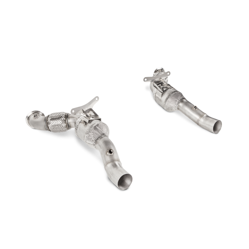 Akrapovic - Sekcja środkowa Link Pipe z zamiennikiem katalizatora - (SS) Ferrari 488 GTB / 488 Spider