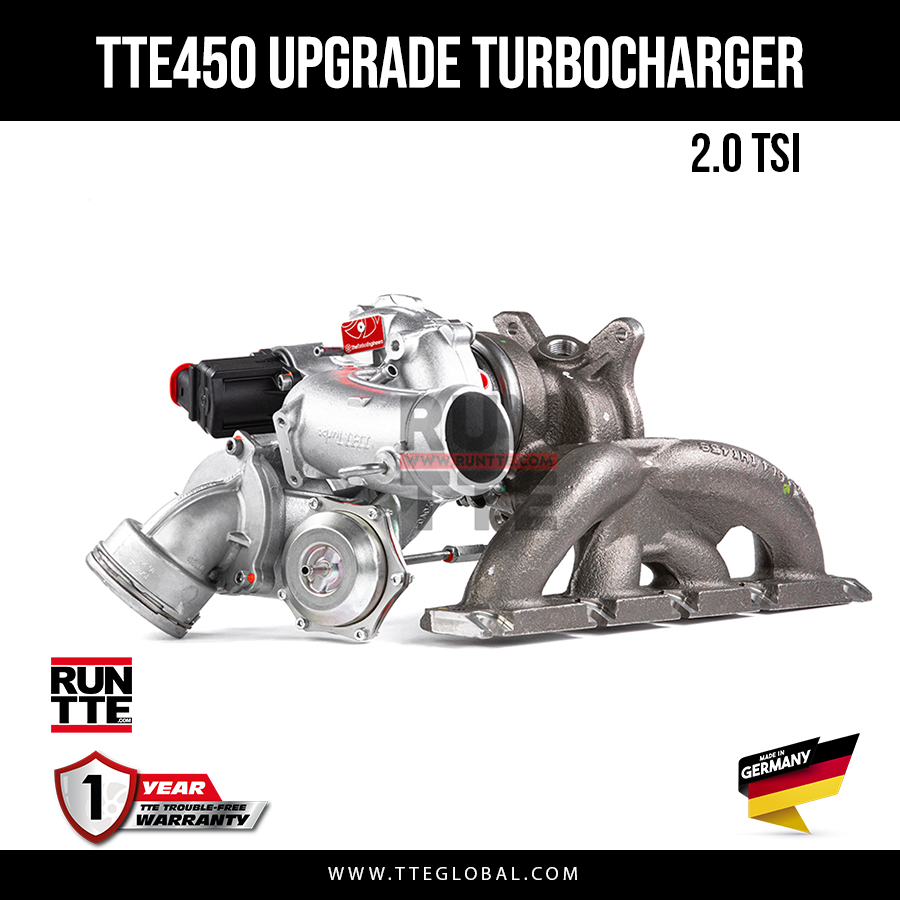 TTE GLOBAL - TURBOSPRĘŻARKA - TTE450 5154 VW 2.0 TSI UPGRADE TURBOCHARGER