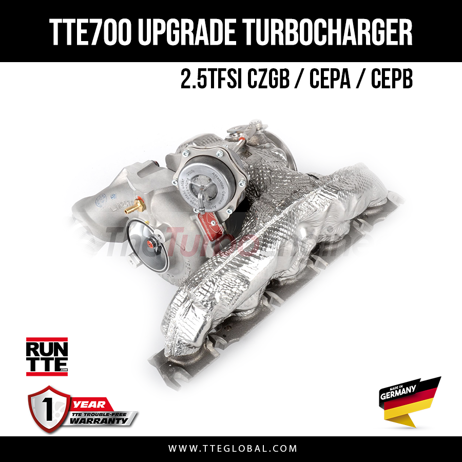 TTE GLOBAL - TURBOSPRĘŻARKA - TTE700 6360 2.5TFSI CZGB / CEPA / CEPB UPGRADE TURBOCHARGER