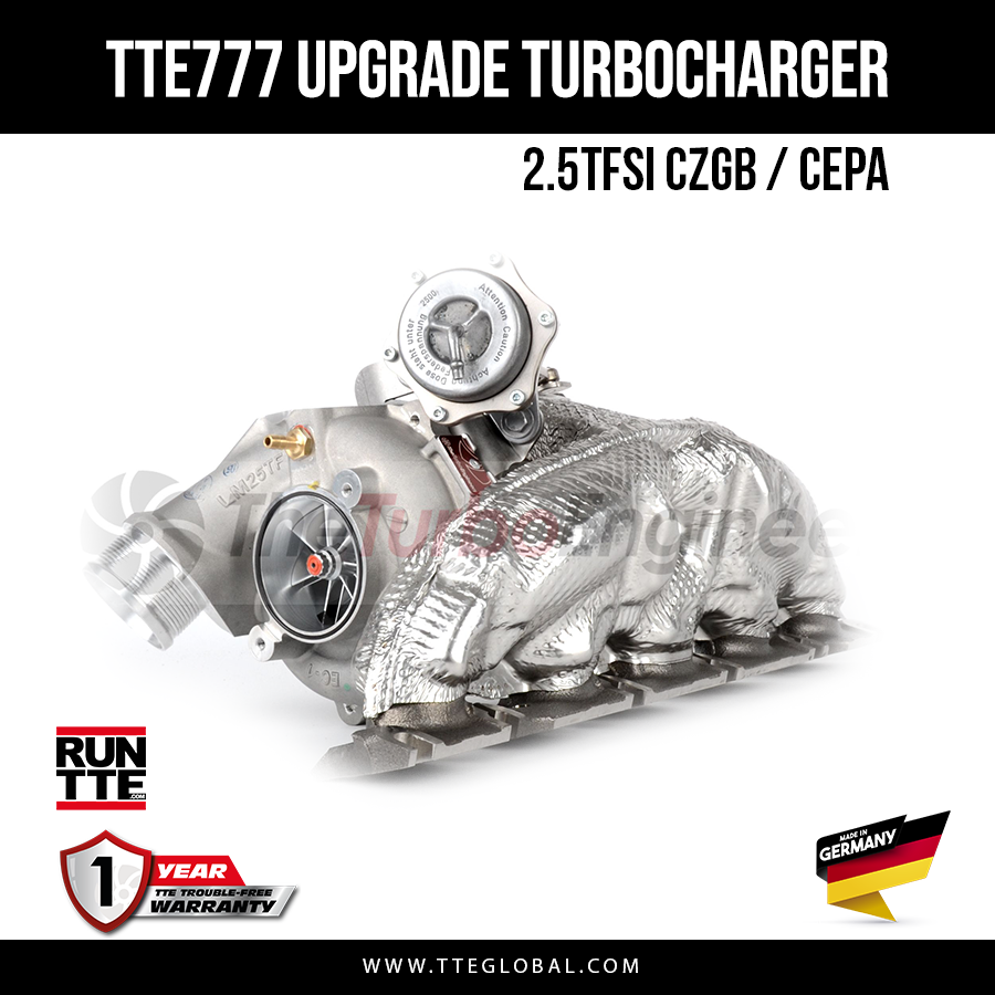 TTE GLOBAL - TURBOSPRĘŻARKA - TTE777 6660 2.5TFSI CZGB / CEPA UPGRADE TURBOCHARGER