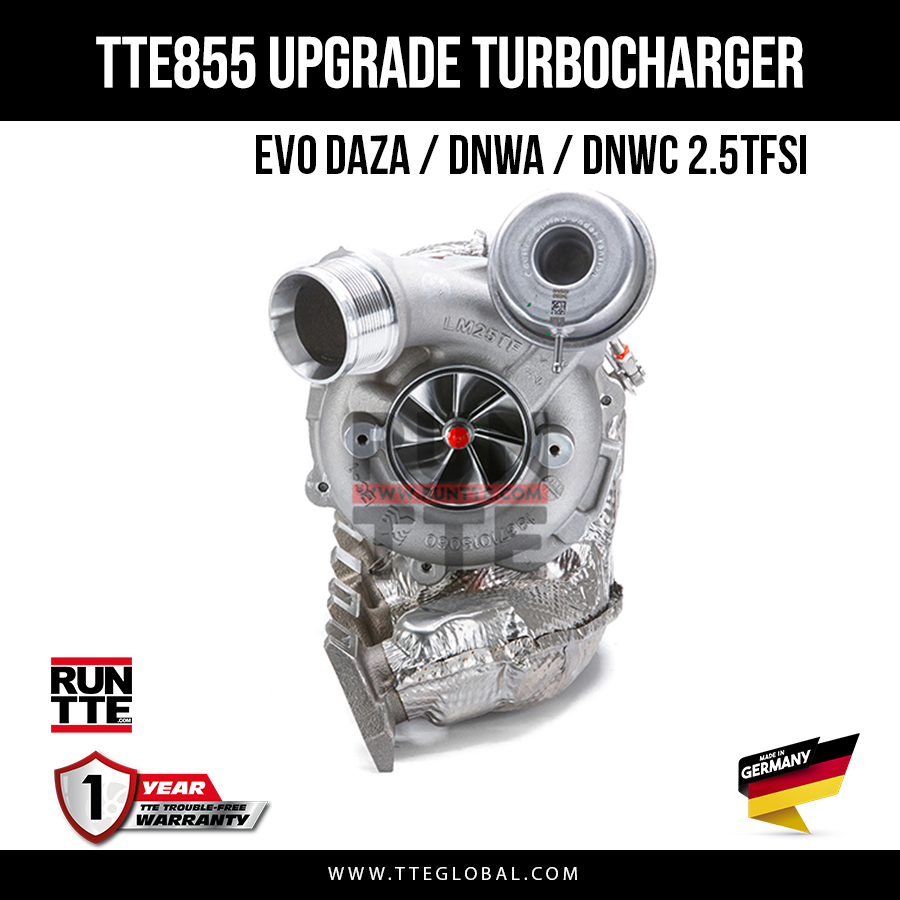 TTE GLOBAL - TTE855 6663 EVO DAZA / DNWA / DNWC 2.5 TFSI - AUDI RS3 8V GEN 2 - 8Y - TTRS