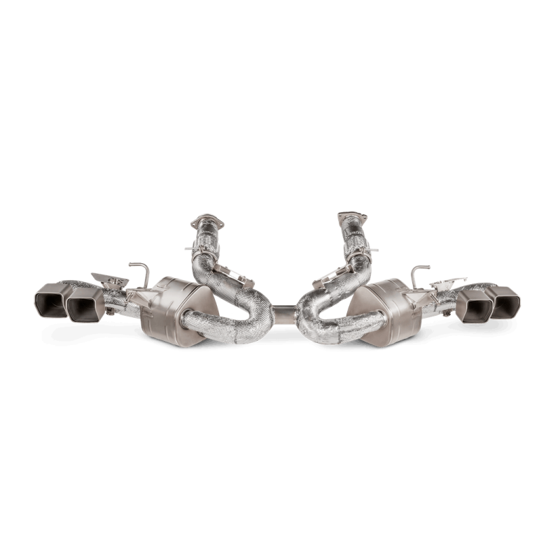 Akrapovic - Tytanowy układ wydechowy Slip On - Chevrolet Corvette C8