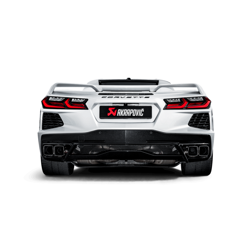 Akrapovic - Tytanowy układ wydechowy Slip On - Chevrolet Corvette C8