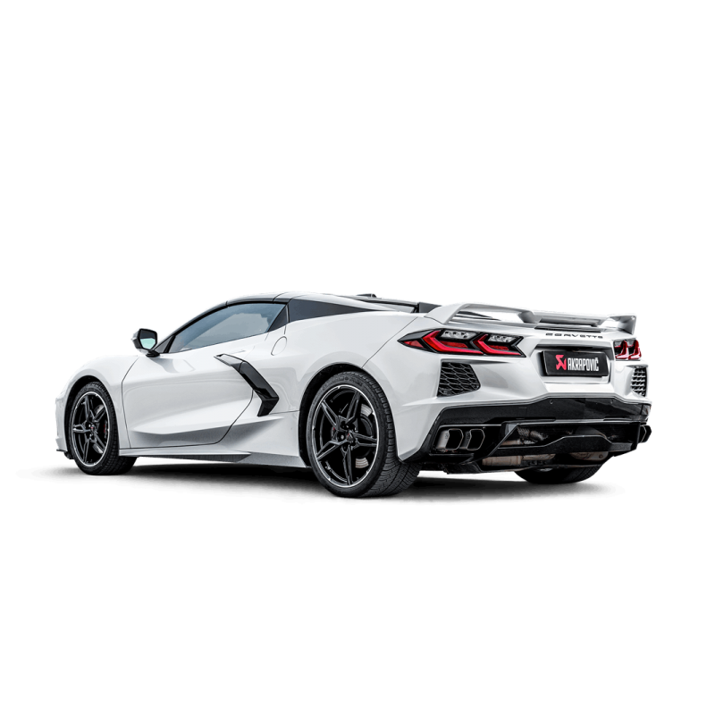 Akrapovic - Tytanowy układ wydechowy Slip On - Chevrolet Corvette C8