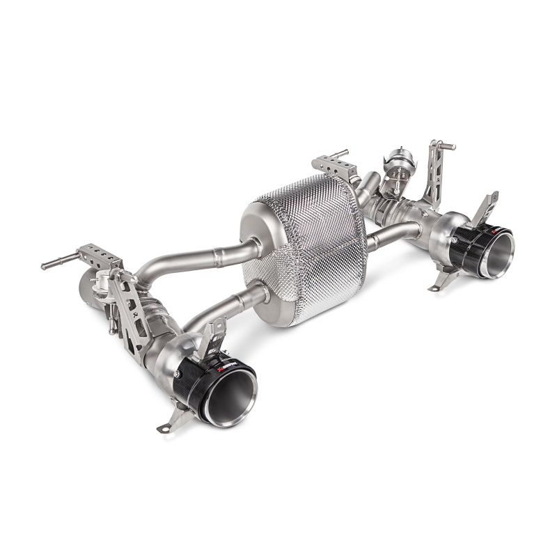 Akrapovic - Tytanowy układ wydechowy Slip-On - Ferrari 488 GTB / 488 Spider