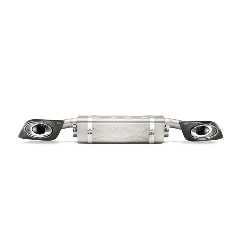 Akrapovic - Tytanowy układ wydechowy Slip-On - Porsche 911 991 Turbo / Turbo S