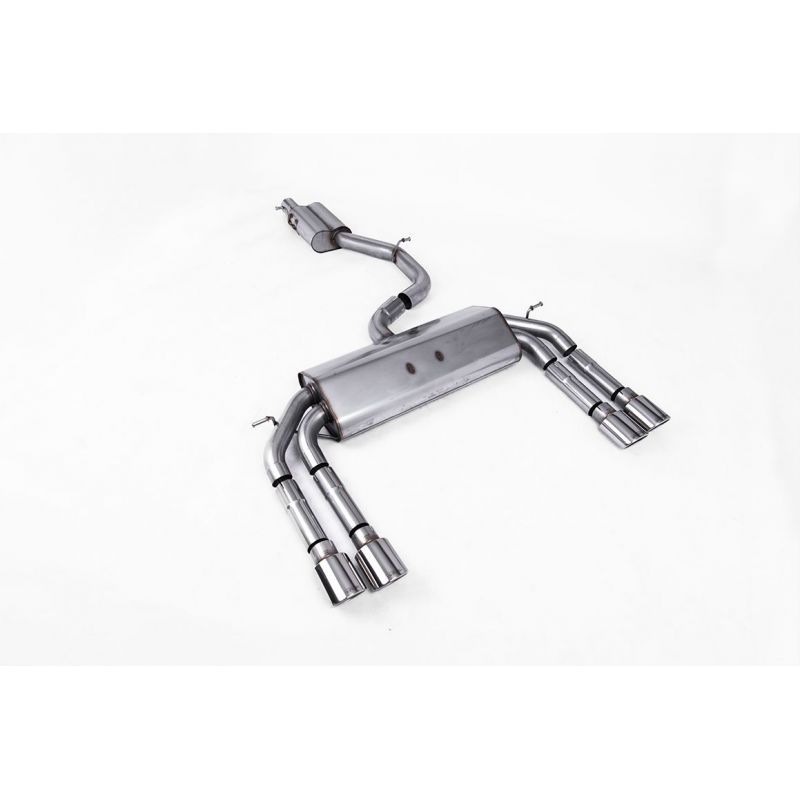 Milltek - Układ wydechowy Cat-Back - S3 - 8V - Sedan - Cabrio - 2.0 TFSI