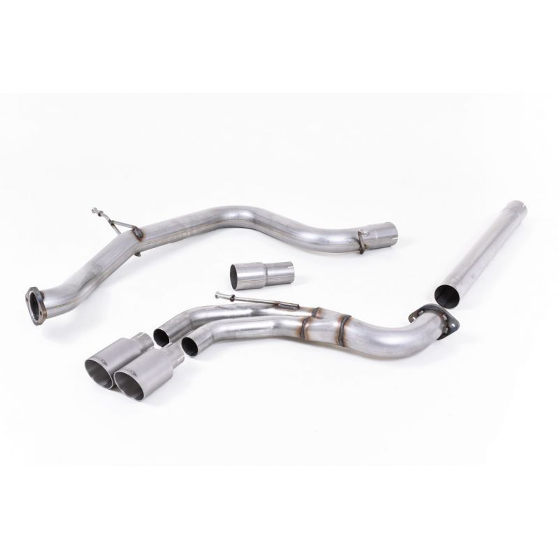 Milltek - Cat‑Back - GTD - Mk7 - 2.0 TDI - Twin GT 80
