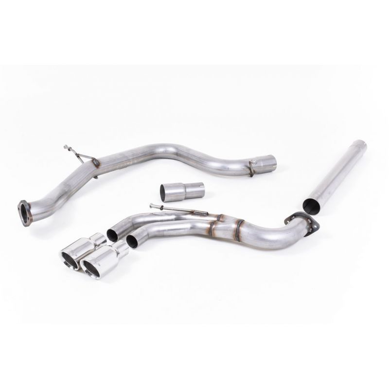 Milltek - Cat‑Back - GTD - Mk7 - 2.0 TDI - Twin GT 80